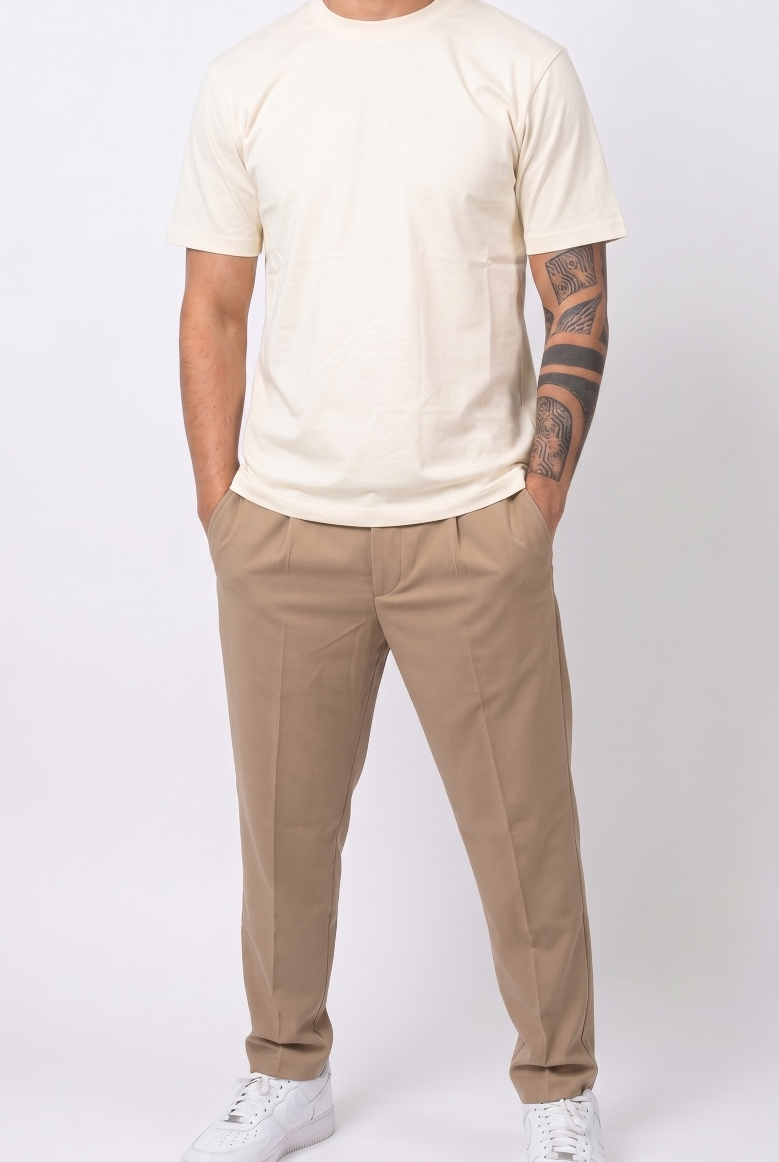 Frank14 - PANTALONI CON FONDO AMPIO SOLDIER - fronte