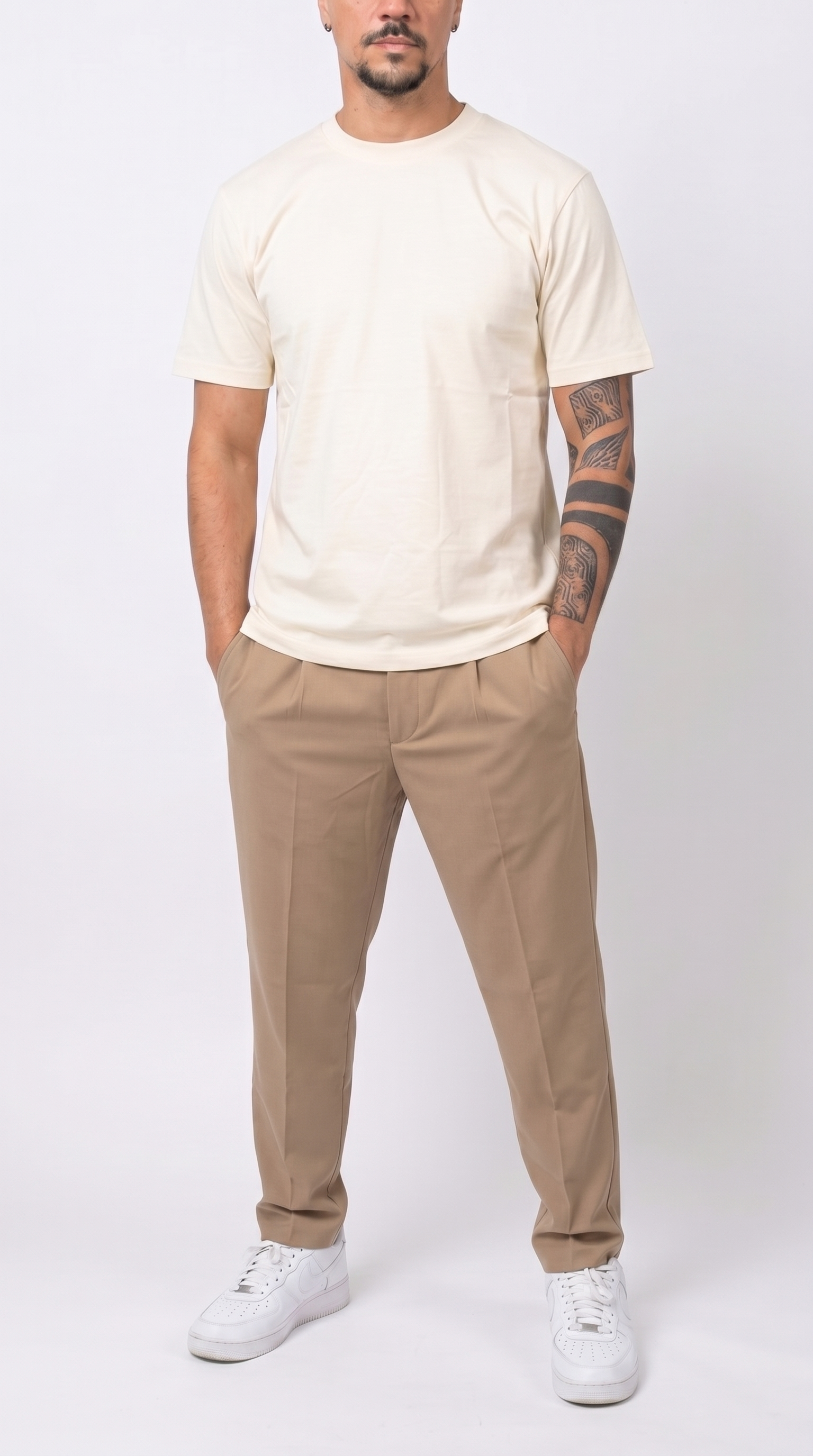 Frank14 - PANTALONI CON FONDO AMPIO SOLDIER - fronte