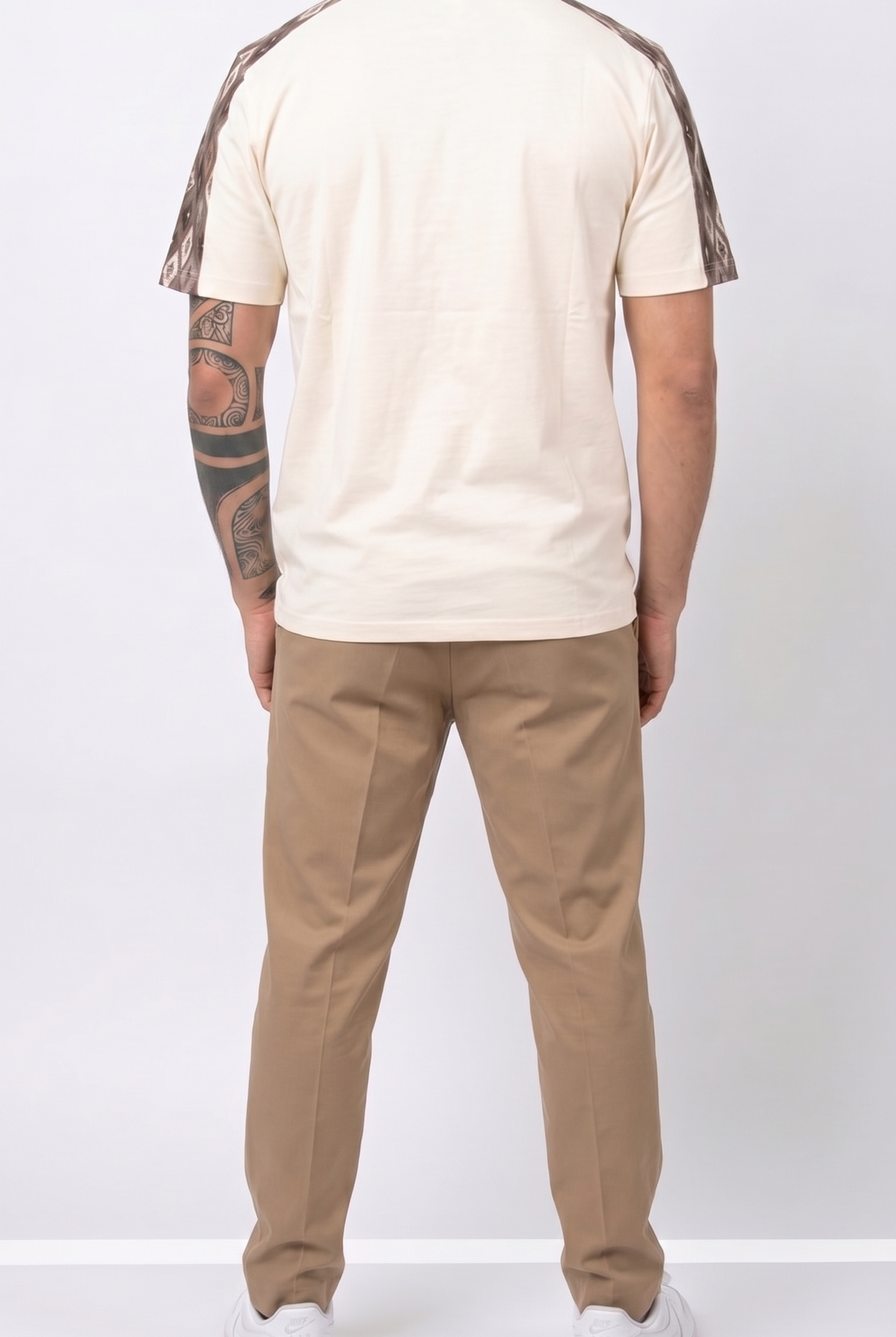 Frank14 - PANTALONI CON FONDO AMPIO SOLDIER - retro