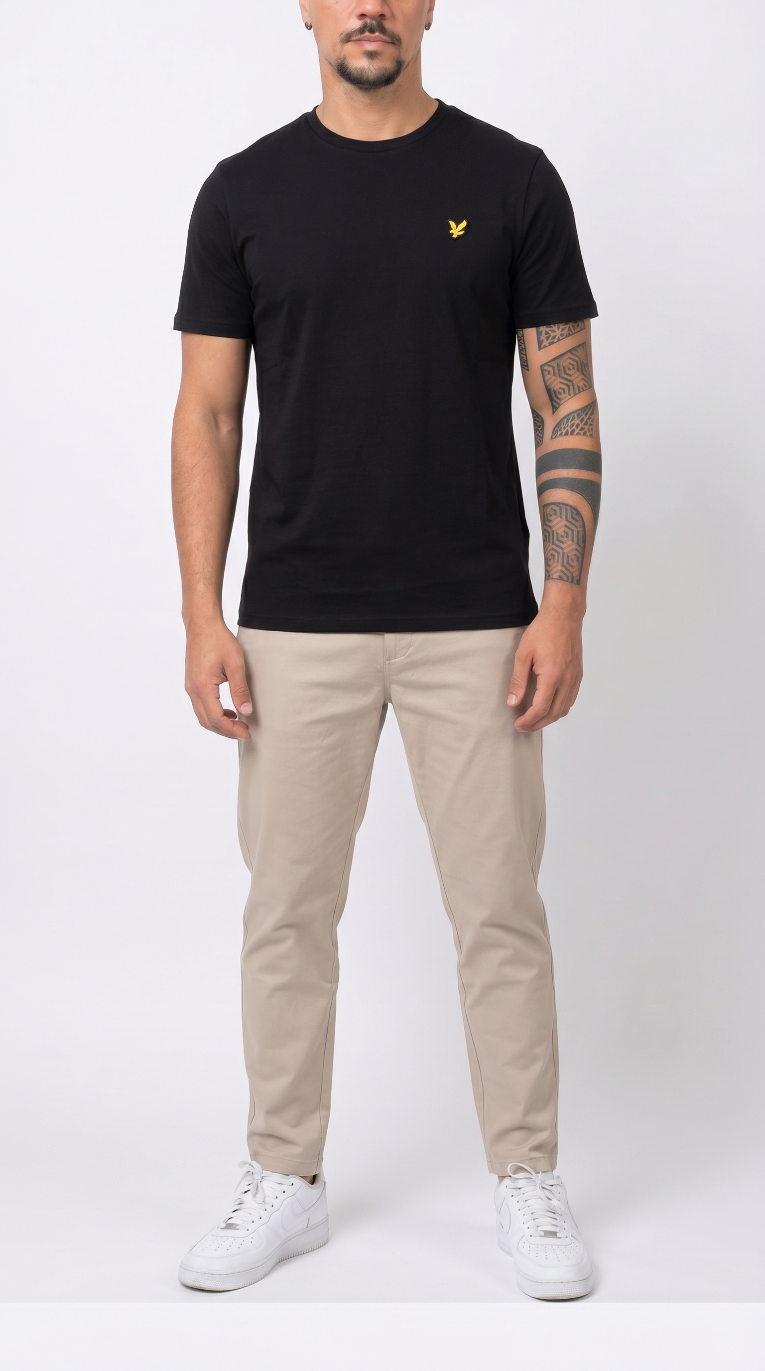 Frank14 - T-SHIRT LYLE & SCOTT LOGO RETRO - fronte