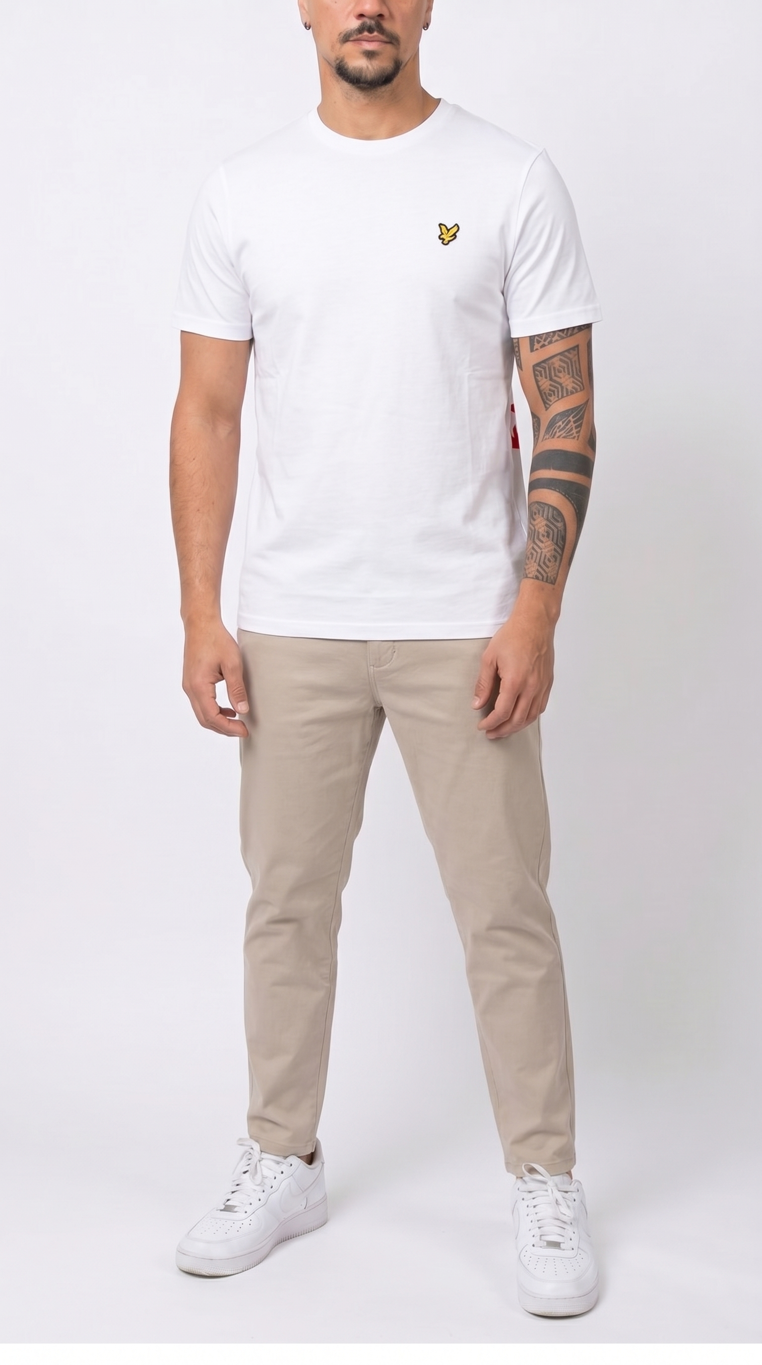 Frank14 - T-SHIRT LYLE & SCOTT LOGO RETRO - fronte