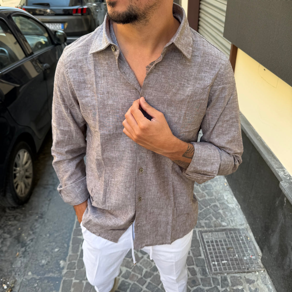 CAMICIA DI LINO PRIMO EMPORIO