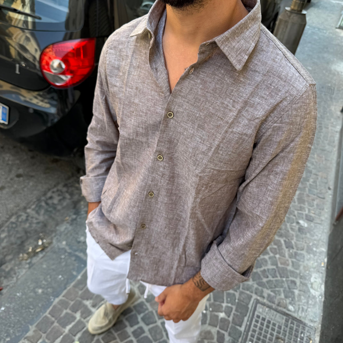 CAMICIA DI LINO PRIMO EMPORIO