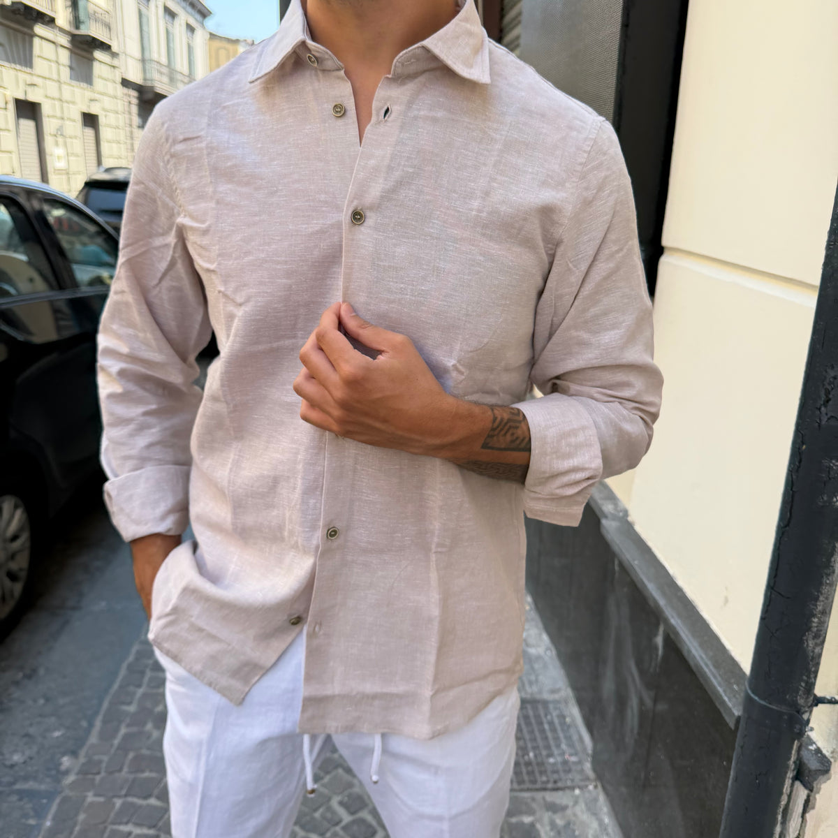 CAMICIA DI LINO PRIMO EMPORIO