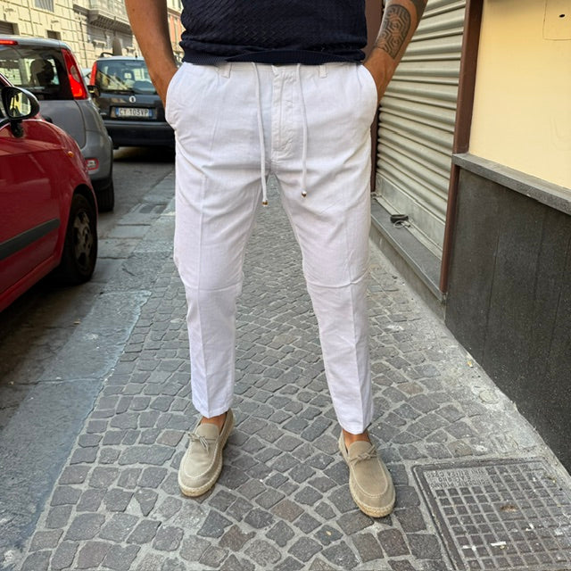 PANTALACCIO IN LINO PRIMO EMPORIO
