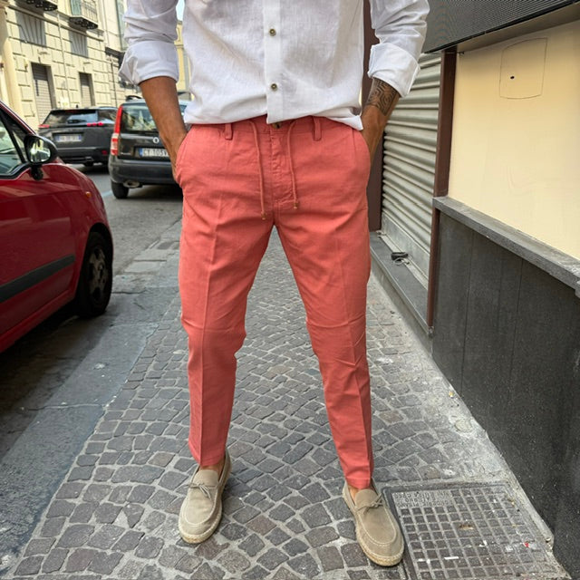 PANTALACCIO IN LINO PRIMO EMPORIO