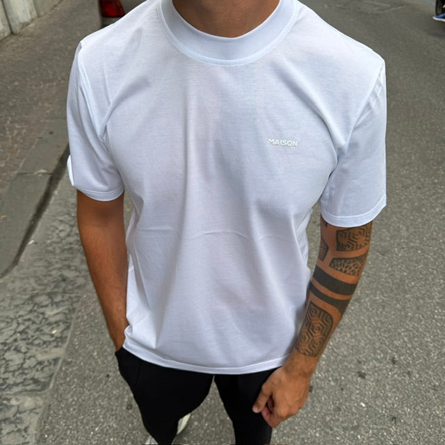T-SHIRT FILO DI SCOZIA MAISON PARIS