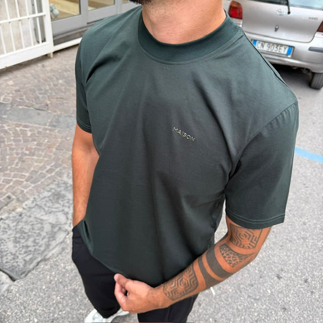 T-SHIRT FILO DI SCOZIA MAISON PARIS
