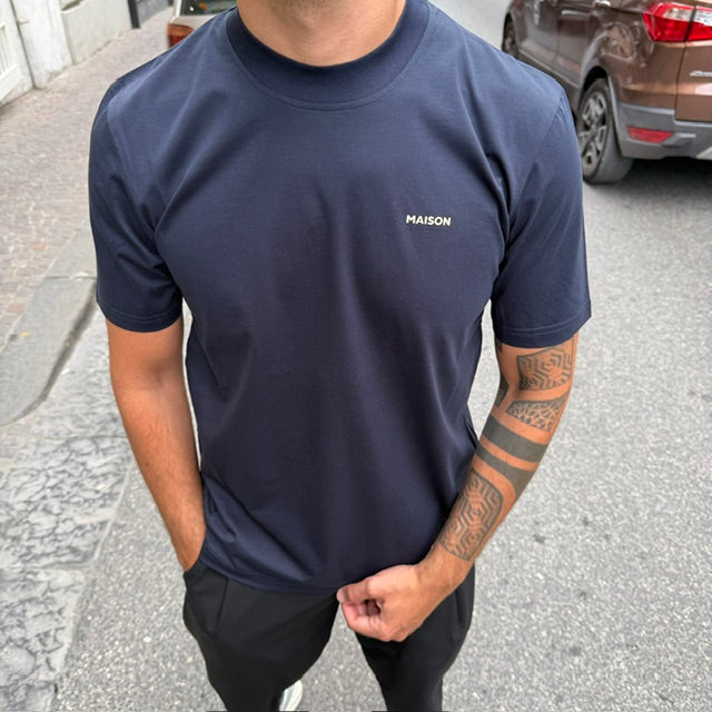 T-SHIRT FILO DI SCOZIA MAISON PARIS