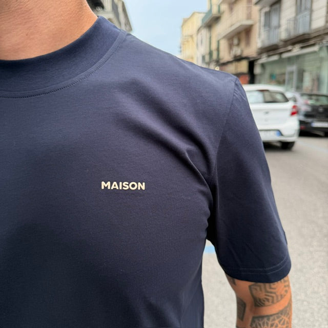 T-SHIRT FILO DI SCOZIA MAISON PARIS