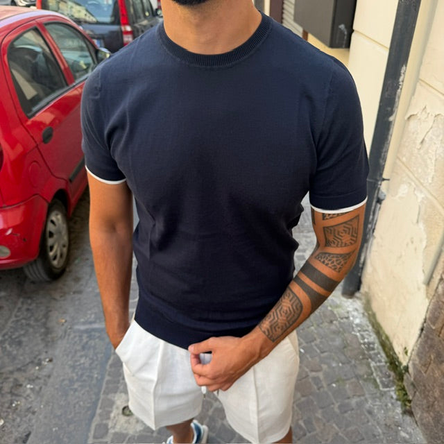 T-SHIRT IN FILO CON POLSINI ANTONY MORATO