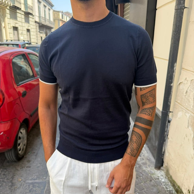 T-SHIRT IN FILO CON POLSINI ANTONY MORATO