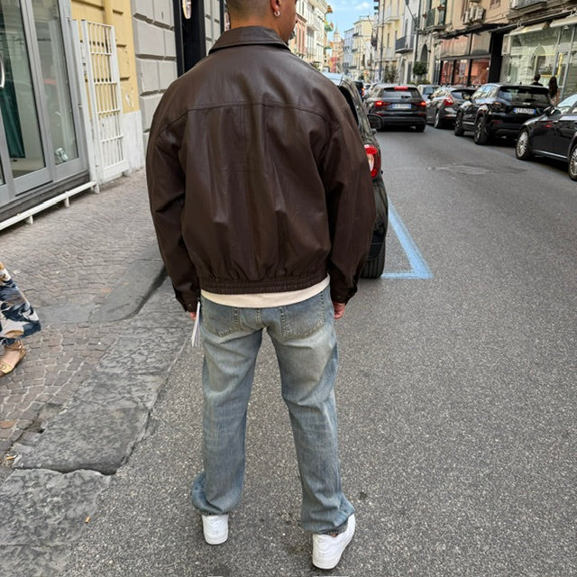 GIACCA IN PELLE GIANNI LUPO DOUBLE LABEL