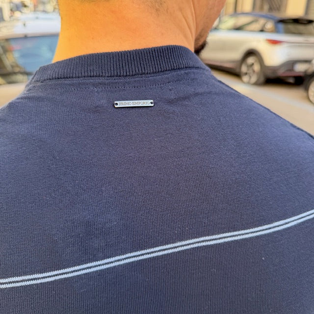 T-SHIRT IN FILO A RIGHE PRIMO EMPORIO