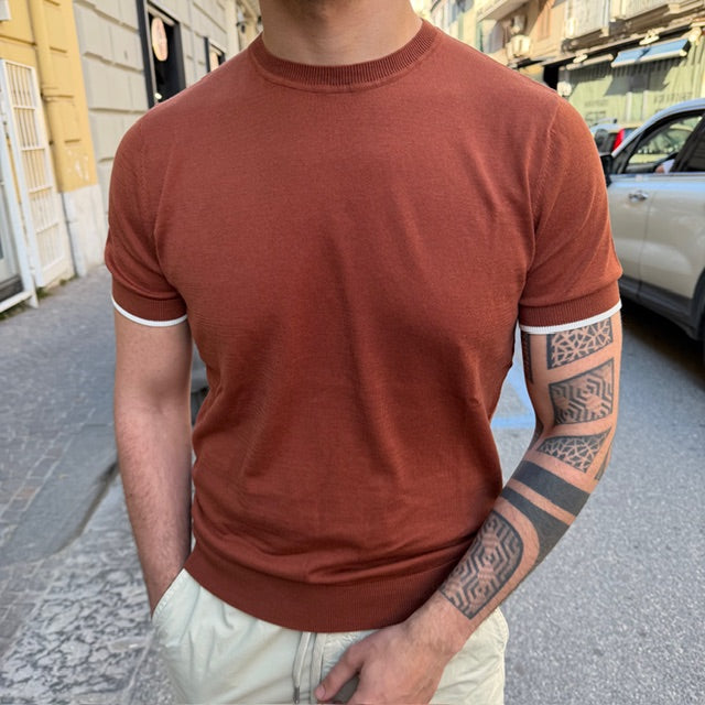 T-SHIRT IN FILO CON POLSINI ANTONY MORATO