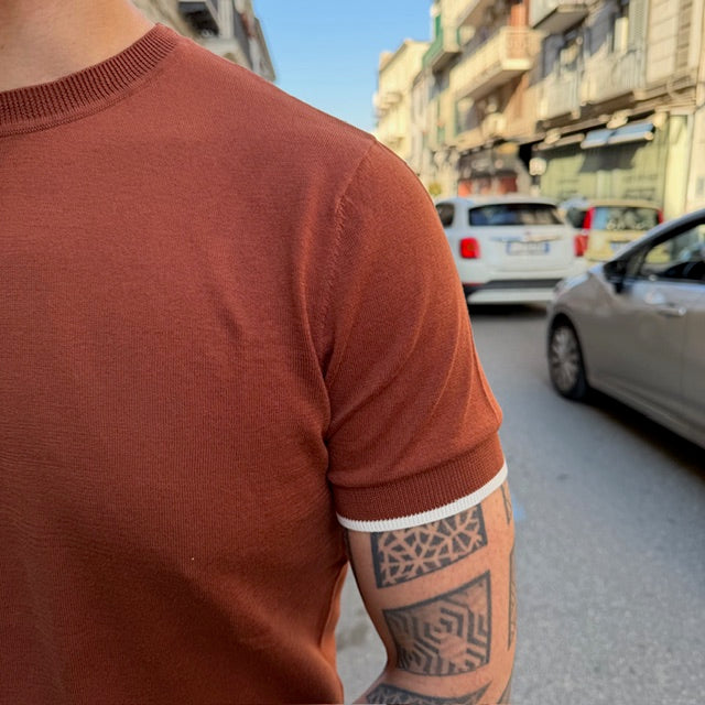 T-SHIRT IN FILO CON POLSINI ANTONY MORATO