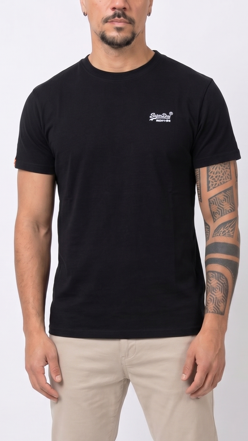 Frank14 - T-SHIRT SUPERDRY CON LOGO CONTRAST - hero
