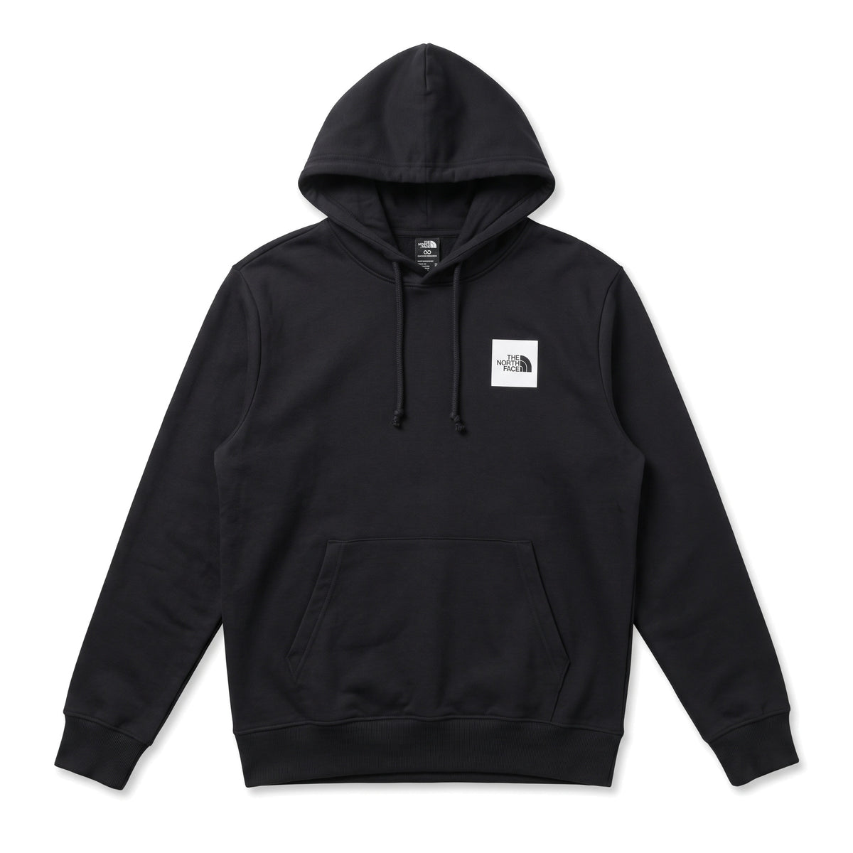 Felpa con cappuccio The North Face nera – vista frontale