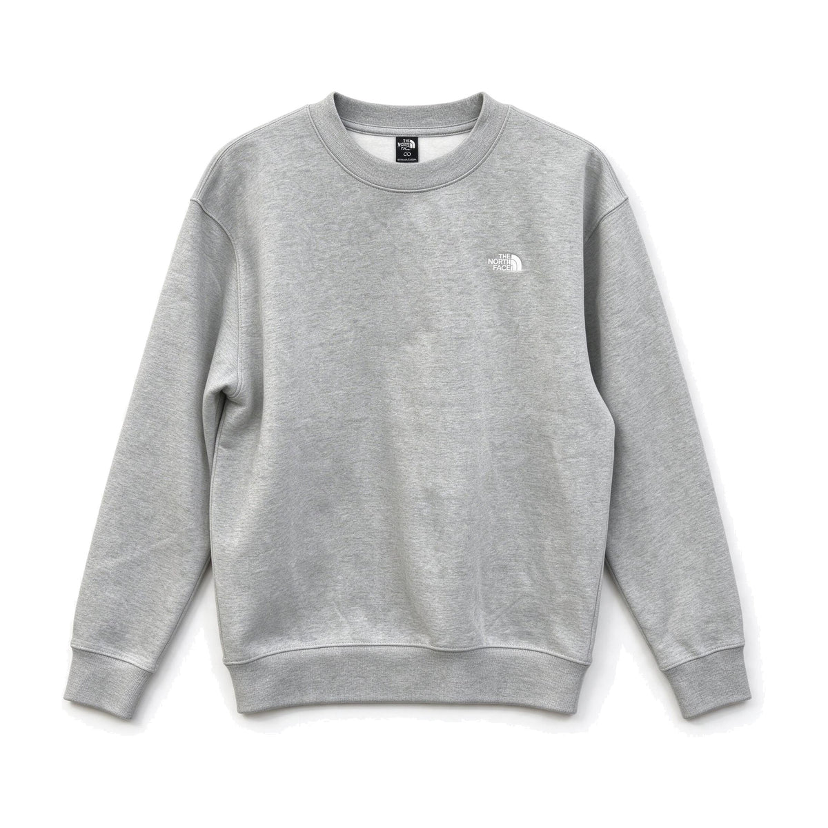 Felpa girocollo grigio mélange The North Face – vista frontale