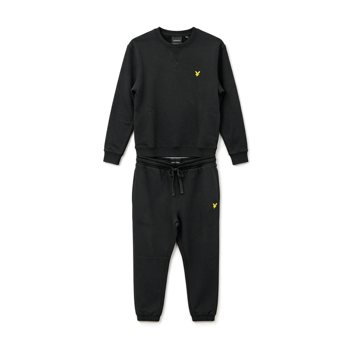 Felpa Lyle & Scott nera – vista frontale