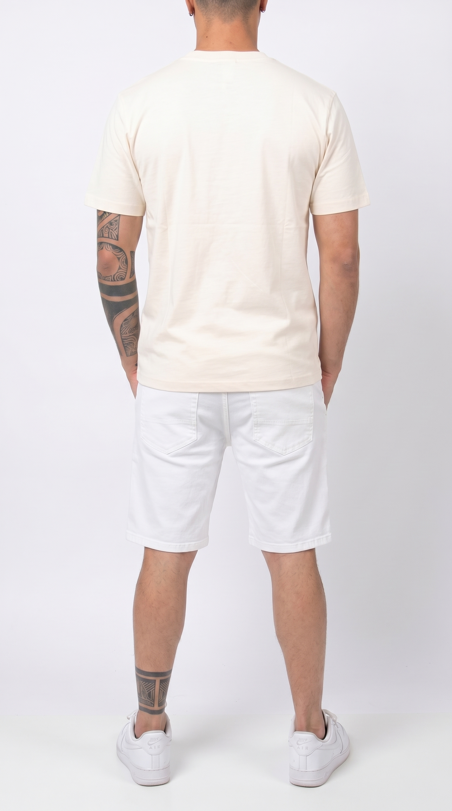 Frank14 - BERMUDA DI JEANS SOLDIER DRILL - retro