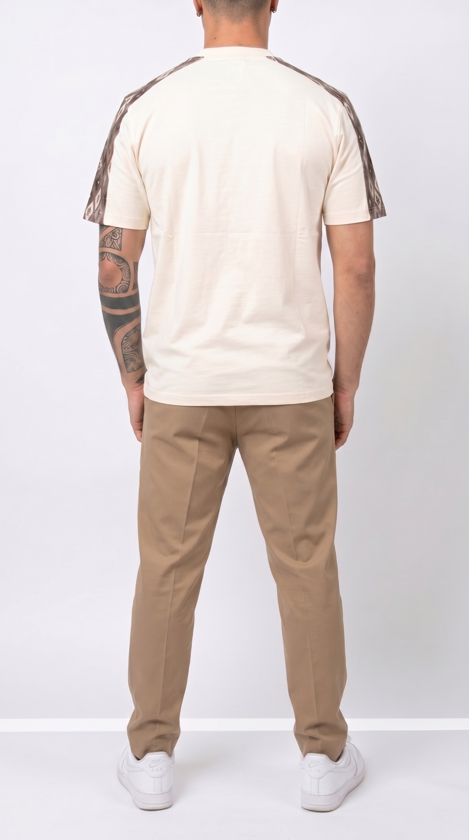 Frank14 - PANTALONI CON FONDO AMPIO SOLDIER - retro