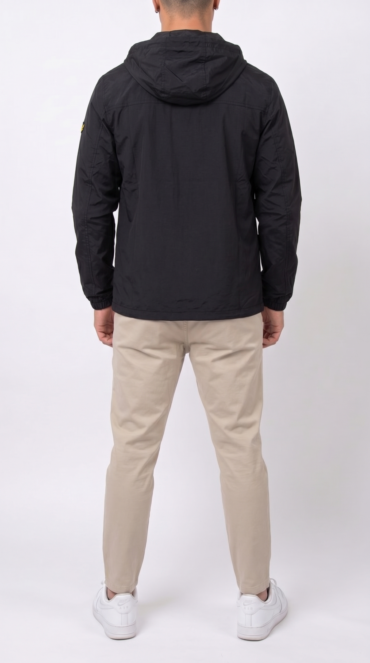Frank14 - GIUBBOTTO LYLE & SCOTT CON CAPPUCCIO WATER RESISTANT - retro