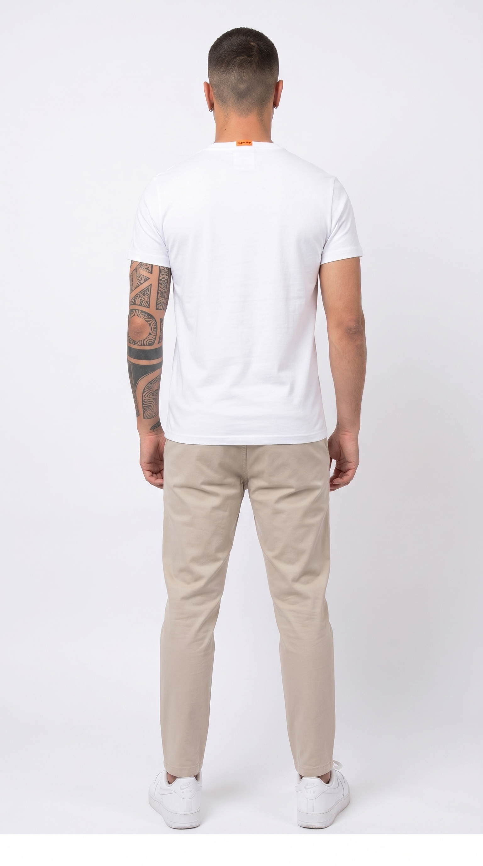 Frank14 - T-SHIRT SUPERDRY CON LOGO ESSENTIAL - retro