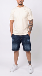 Frank14 - BERMUDA DI JEANS SOLDIER 022B - fronte