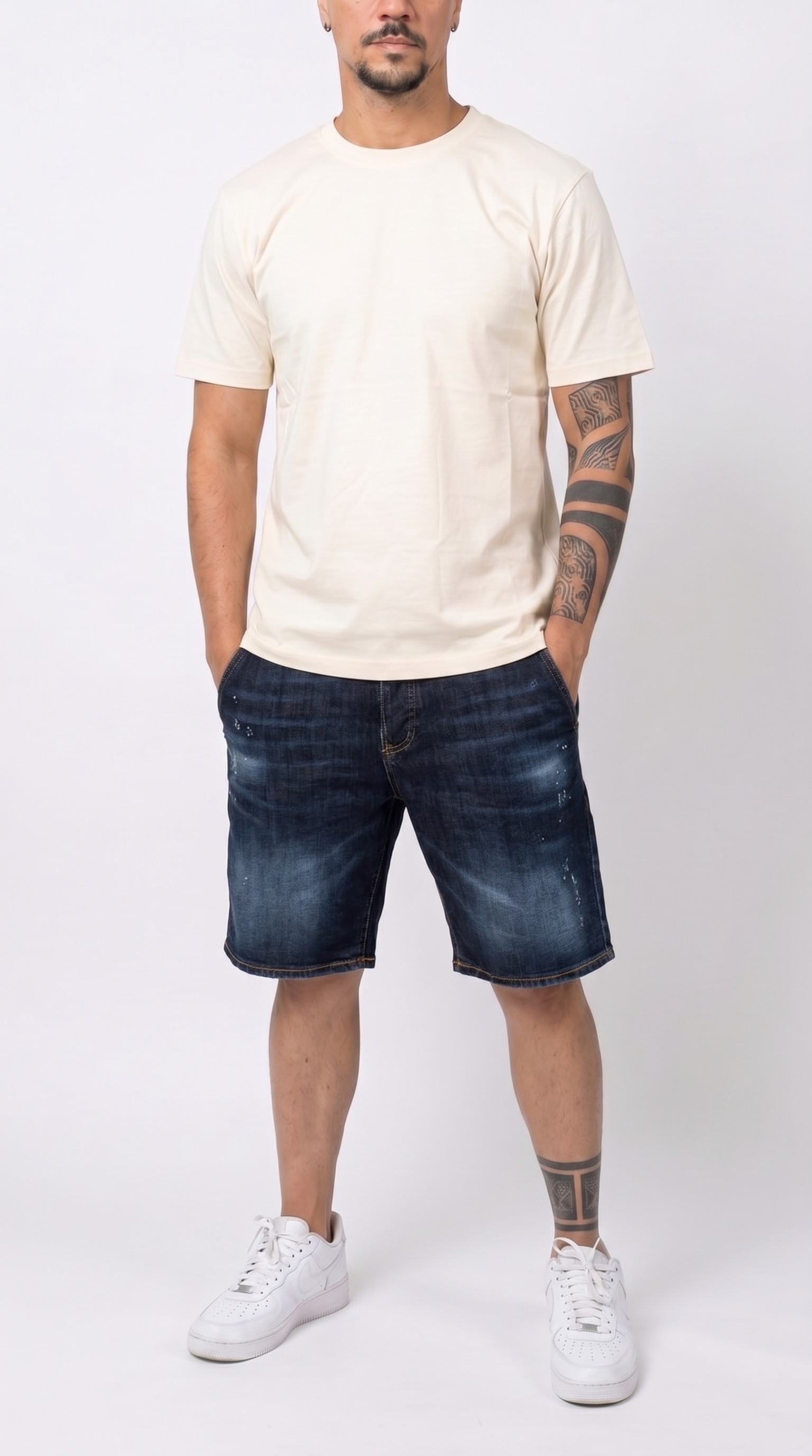 Frank14 - BERMUDA DI JEANS SOLDIER 04B - fronte