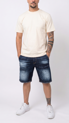 Frank14 - BERMUDA DI JEANS SOLDIER 019B - fronte