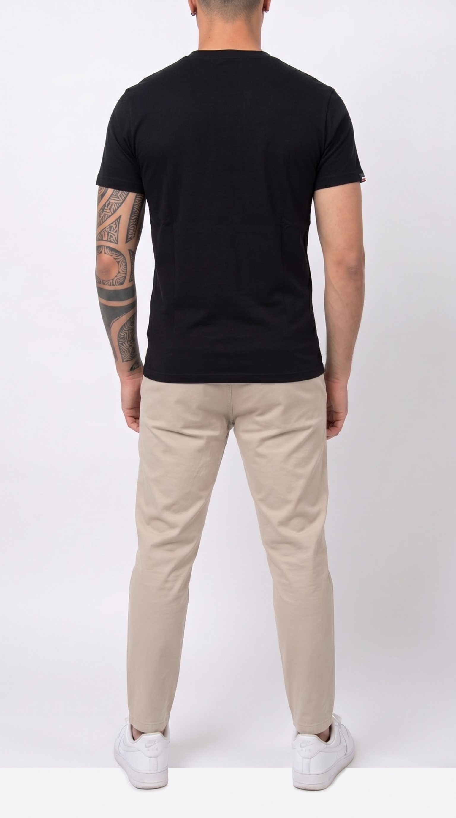 Frank14 - T-SHIRT SUPERDRY CON LOGO CONTRAST - retro