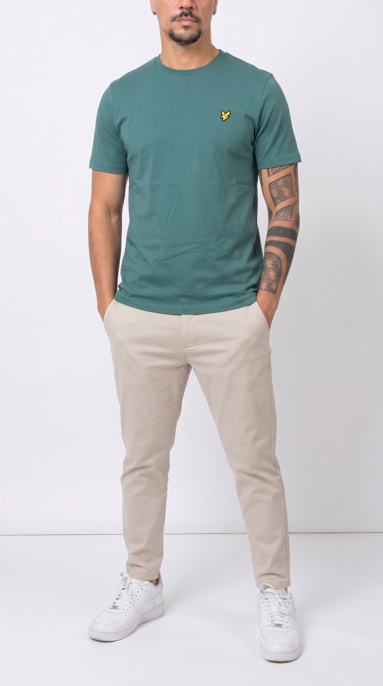 Frank14 - T-SHIRT LYLE & SCOTT LOGO RETRO - fronte