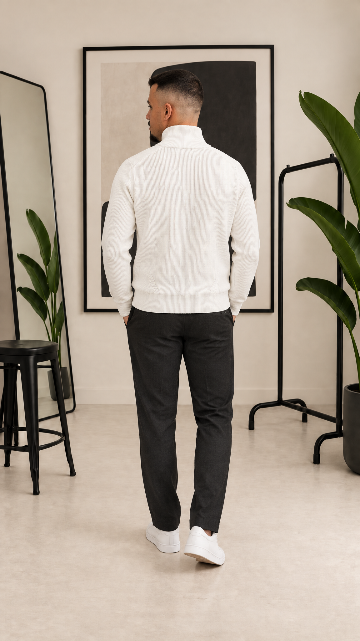 MAGLIONE CON ZIP GIANNI LUPO 35051