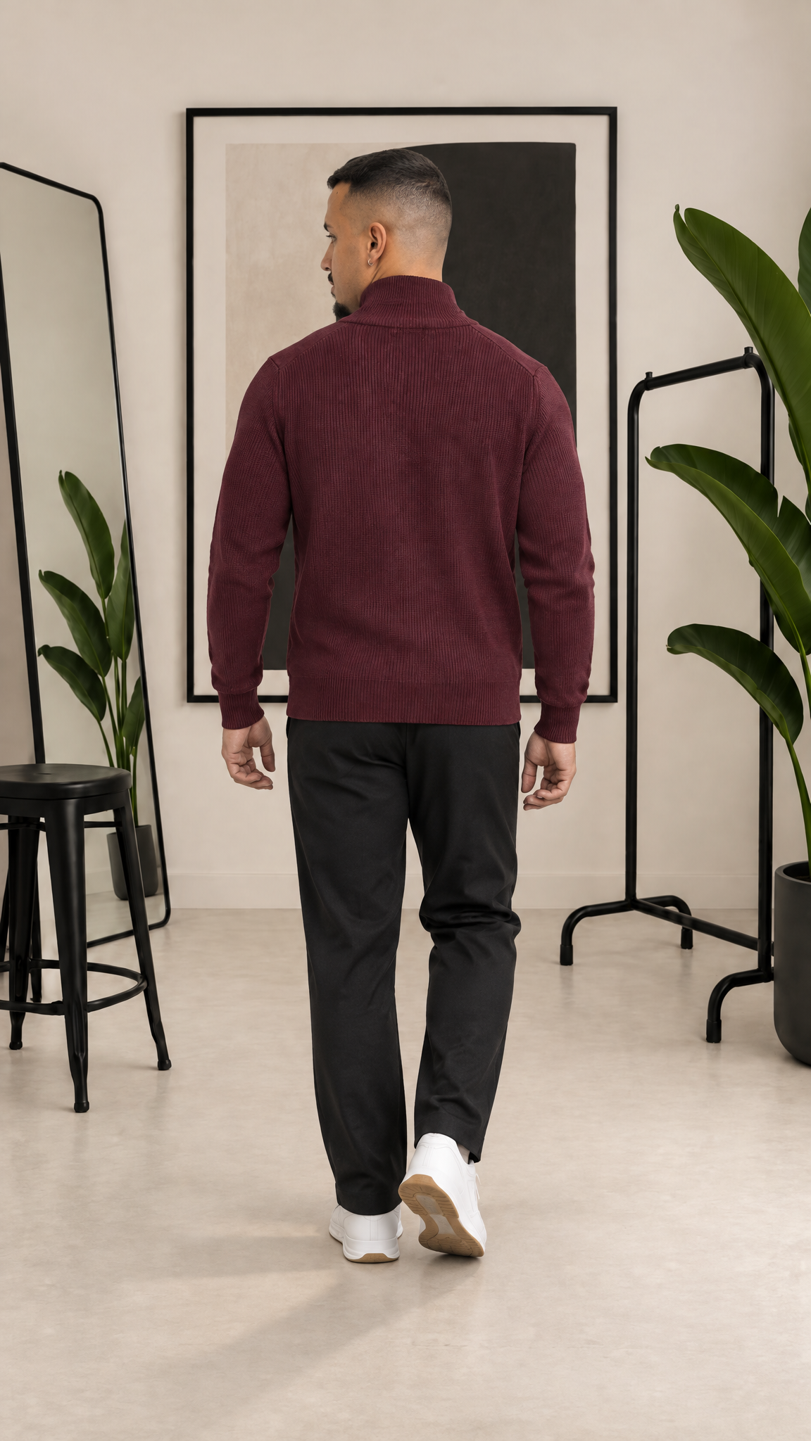 MAGLIONE CON ZIP GIANNI LUPO 35051