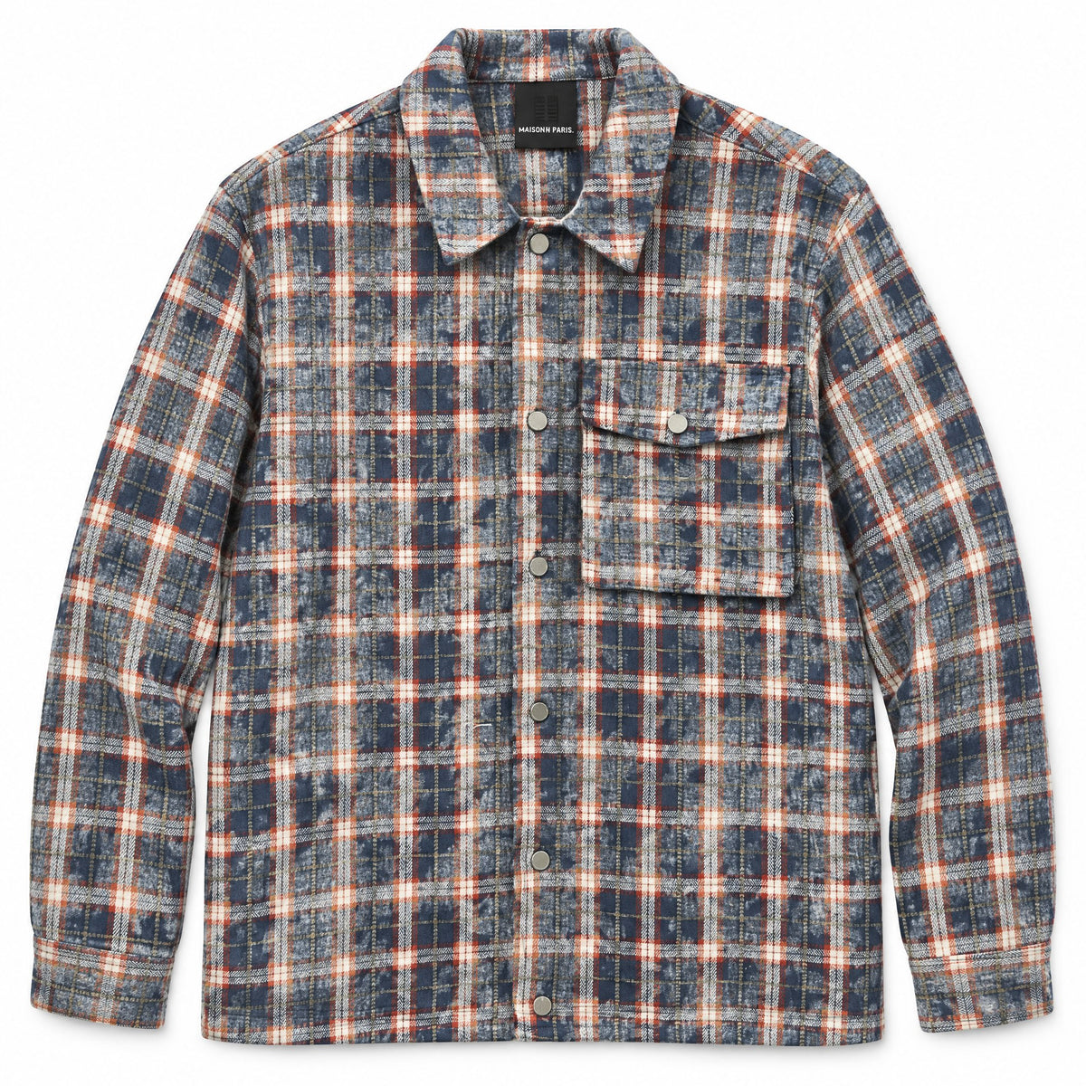 CAMICIA A QUADRI MAISON PARIS