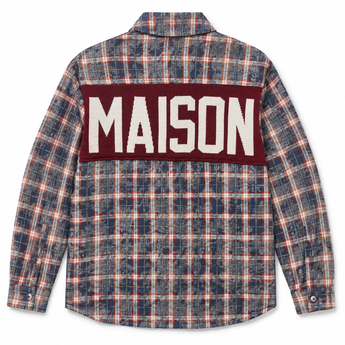 CAMICIA A QUADRI MAISON PARIS