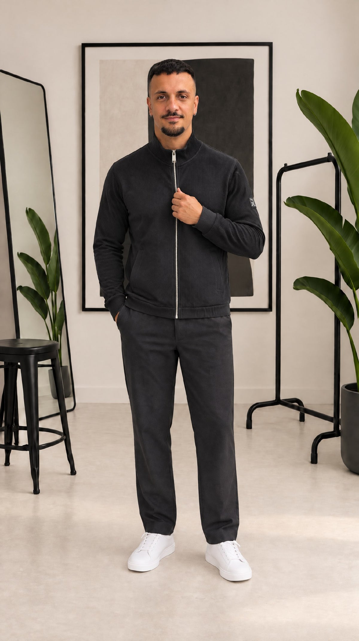 FELPA CON ZIP GIANNI LUPO GL2324F