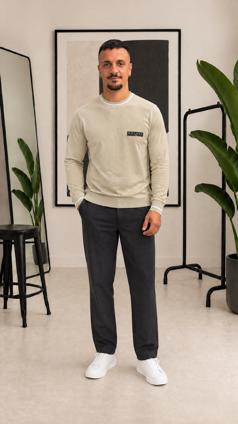 MAISON PARIS LETTERING SWEATER
