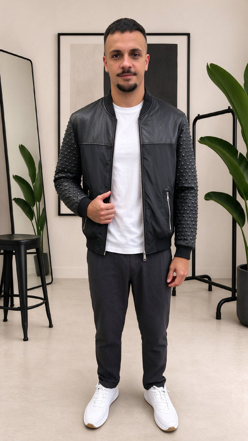GIUBBOTTO IN PELLE SOLDIER