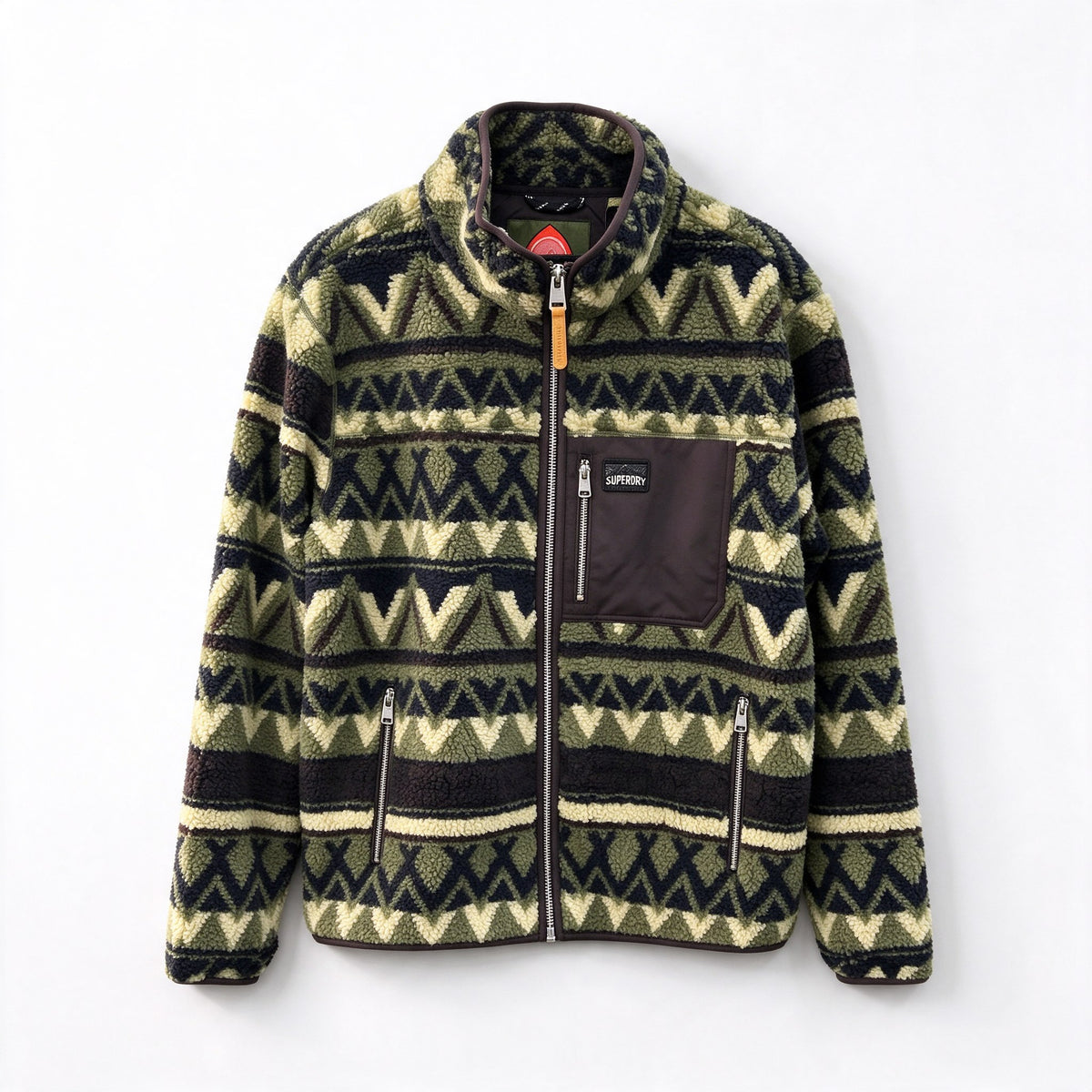 GIACCA IN PILE GEOMETRICA SUPERDRY