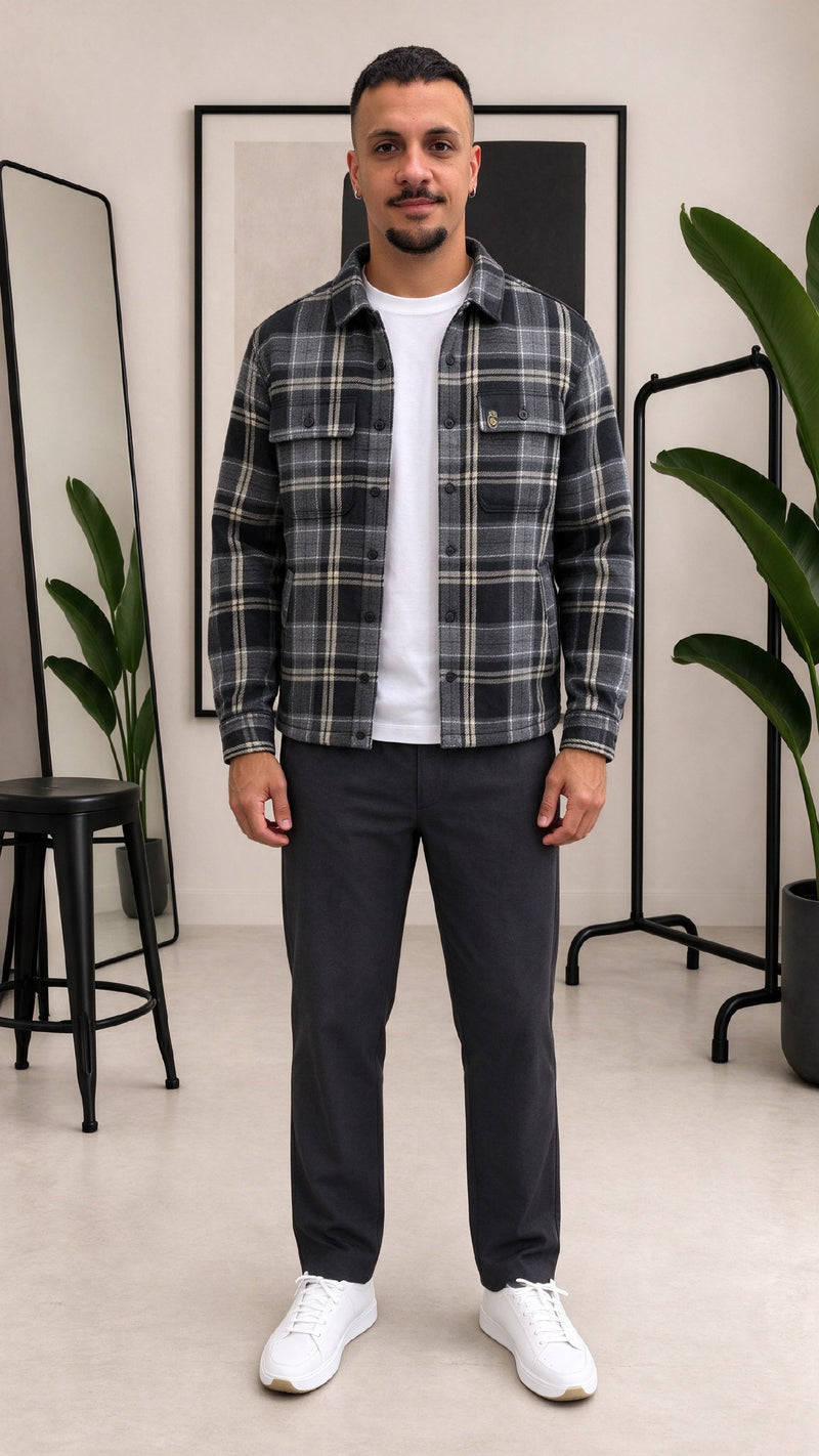 GIACCA IN PILE A QUADRONI SUPERDRY