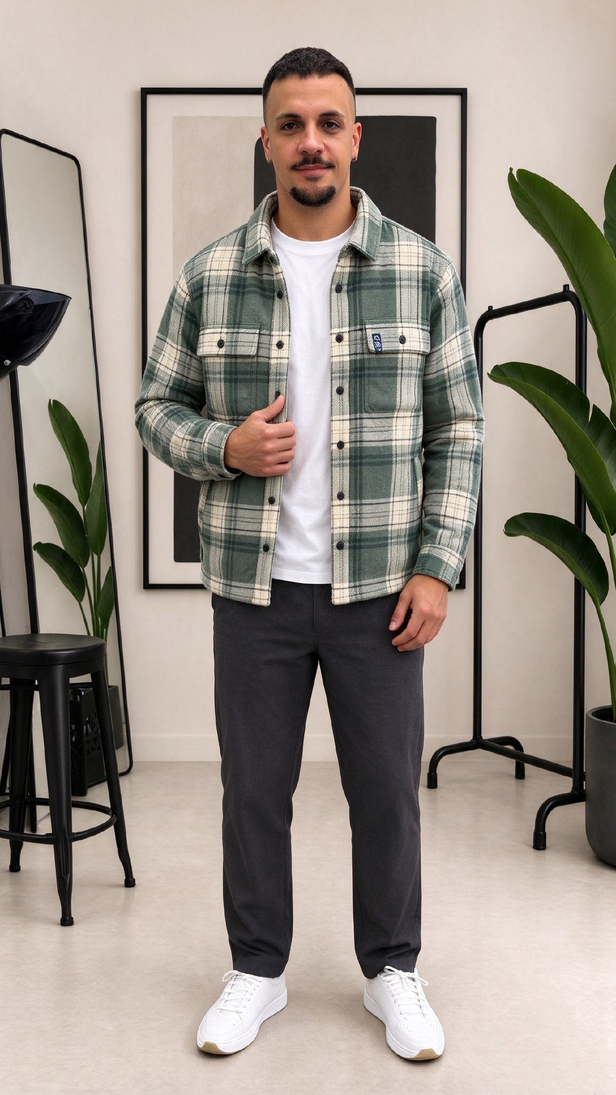 GIACCA IN PILE A QUADRONI SUPERDRY