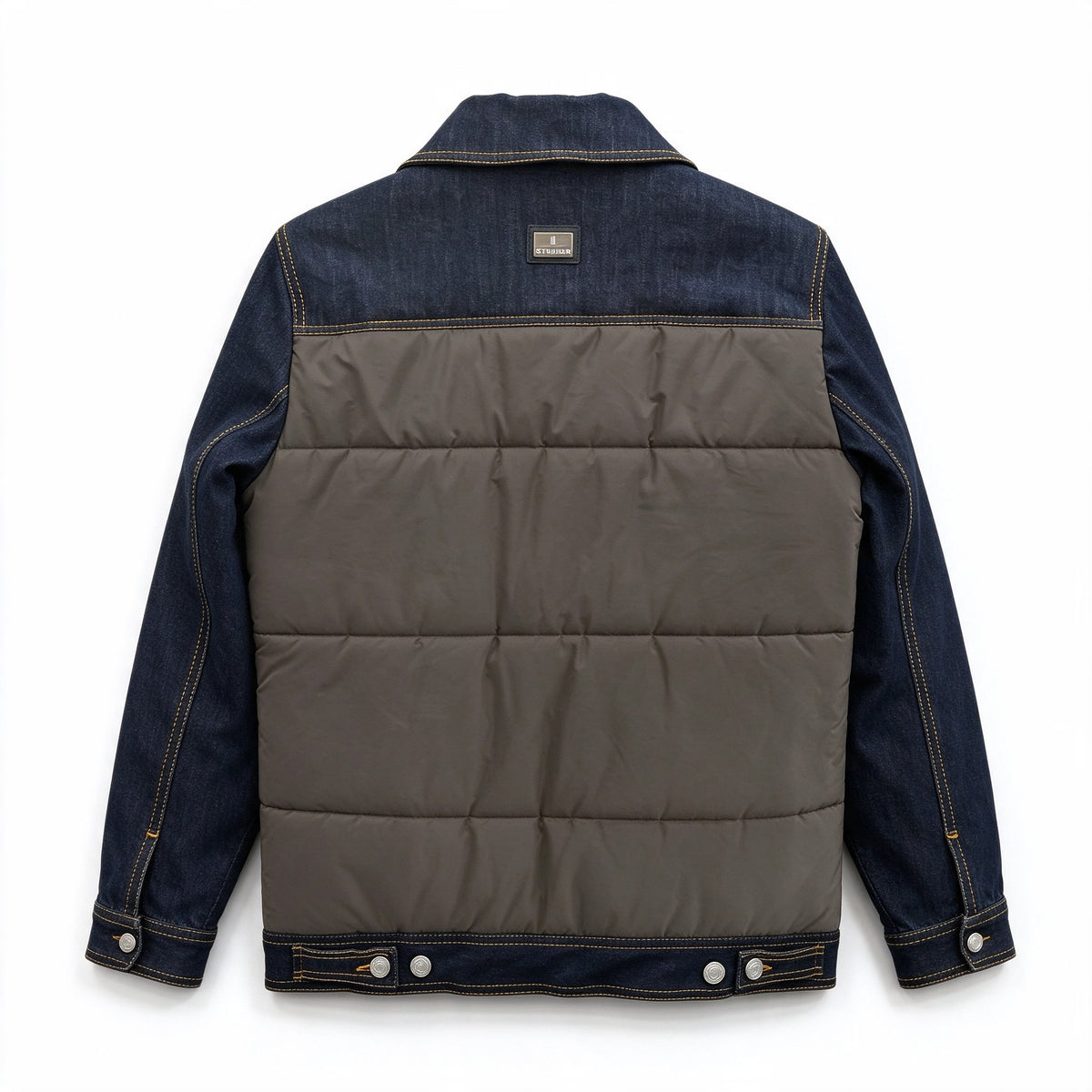 GIACCA DENIM IMBOTTITA BICOLOR