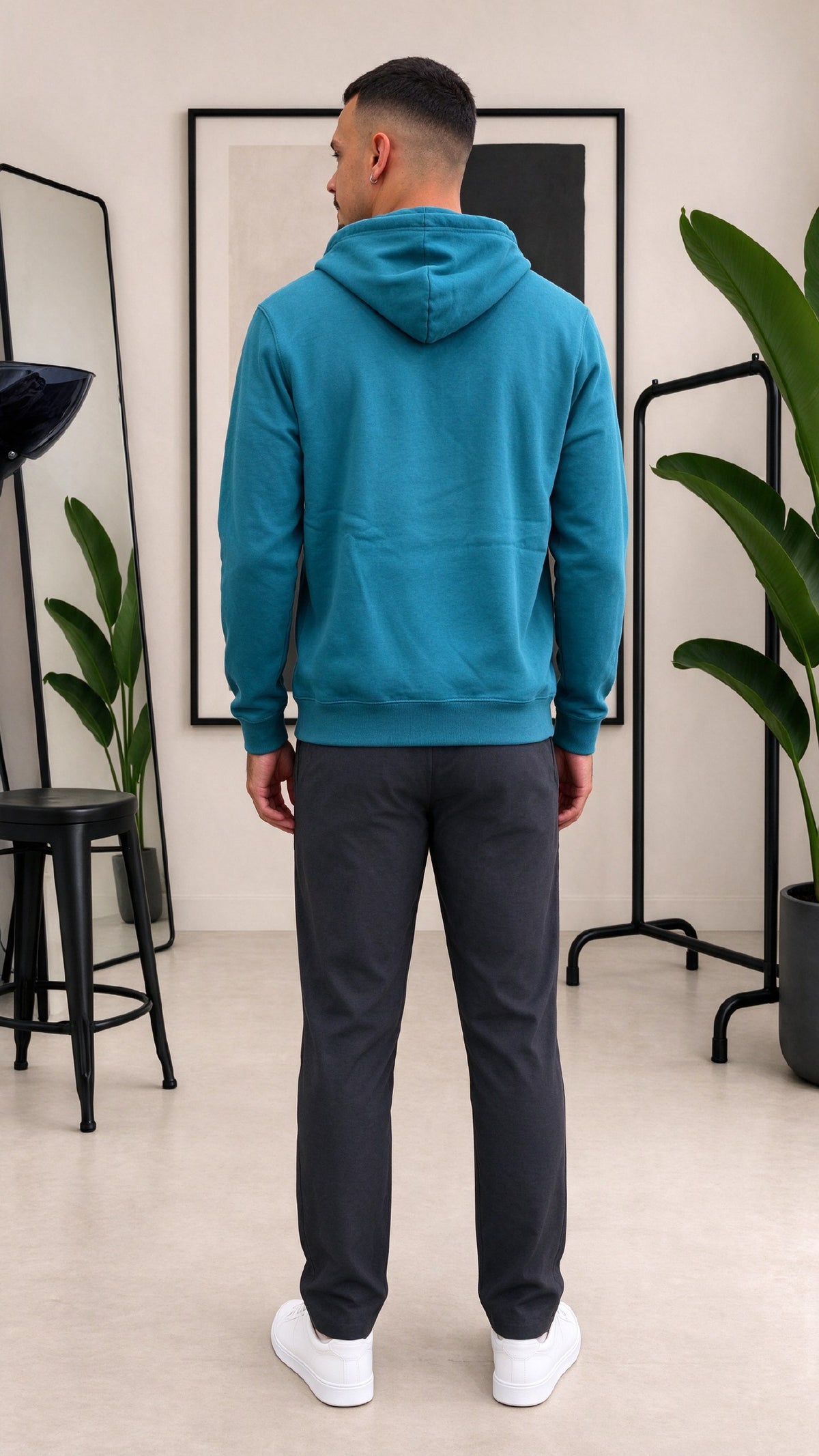 FELPA CON CAPPUCCIO MAXI LOGO THE NORTH FACE